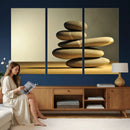 Zen Stone Wall Art Canvas Print, Balanced Rock Stack Framed by MyGreatCanvas | Canvas Wall Art Prints | Photo Prints & Wall Decor
