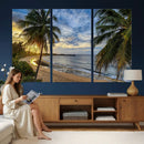 Puerto Rico Beach Paradise Wall Art – Tropical Coastal Print by MyGreatCanvas | Canvas Wall Art Prints | Photo Prints & Wall Decor