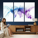Global Flight Routes Map Canvas Wall Art, Worldwide Aviation Network Print, International Air Travel Wall Decor by MyGreatCanvas | Canvas Wall Art Prints | Photo Prints & Wall Decor