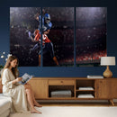 American Football Wall Art Canvas Print, Stadium Sport Wall