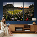 Oregon Stadium Canvas Wall Art - Captivating Game Day Scene