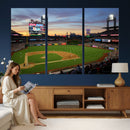Citizens Bank Park Philadelphia Phillies Wall Art Canvas |