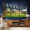 Columbus Crew Stadium Match Triple Canvas Wall Art - Dynamic
