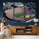 Michigan Wolverines Football Team Print - Ann Arbor Michigan