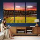 Oakland Athletics Baseball Team Print - Oakland Coliseum