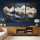 Wood Mountain Wall Art | Mountain Canvas Print Wood Decor | by MyGreatCanvas | Canvas Wall Art Prints | Photo Prints & Wall Decor