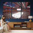Barton Malow Little Caesars Arena Detroit Wall Art Canvas