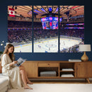 Madison New York Rangers Hockey Stadium Wall Art Canvas