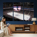 Rogers Place Edmonton Oilers Ice Hockey Stadium Wall Art,