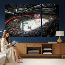 Vaudoise Lausanne Ice Hockey Arena Stadium Wall Art Canvas,