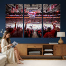 Carolina Hurricanes Ice Hockey Stadium Wall Art, Carolina
