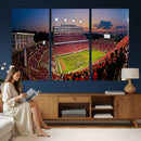 NC State Wolfpack Football Team Print - Raleigh