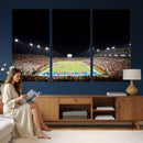 SMU Mustangs Football Team Print - Dallas Gerald J. Ford