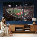 Houston Cougars Football Team Print - Houston TDECU Stadium