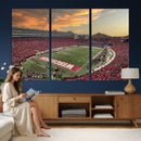 Camp Randall Stadium Wisconsin Badgers Large Wall Art Canvas