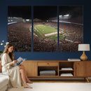 Wisconsin Badgers Football Team Print - Madison Camp Randall