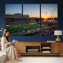 Demon Deacons Football Team Print Canvas- Winston-Salem