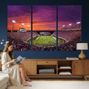 East Carolina University Pirates Football Print Canvas-