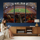 Syracuse University Orange Football Canvas Print, Football