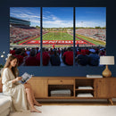 Ball State Cardinals Football Team Print - Muncie Scheumann