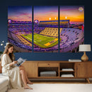 The Louisiana State University Tigers Football Team Print -