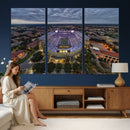 The Louisiana State University Tigers Football Team Print -