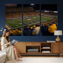 West Virginia Uni Mountaineers Football Team Print - Milan