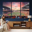 Oregon State Beavers Football Team Print - Corvallis Reser