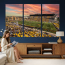 University of Wyoming Cowboys Football Team Print - Laramie