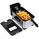 3.2-Qt Electric Deep Fryer with 1700W LED Touch Screen and Enamel Oil Tank by LJGDeals