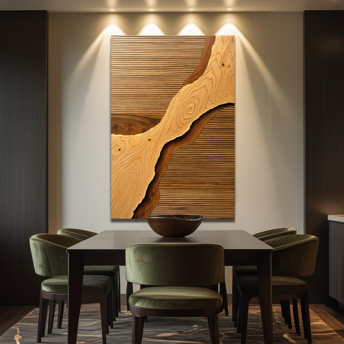 Wood Rift Wall Art, photo 4 of 10