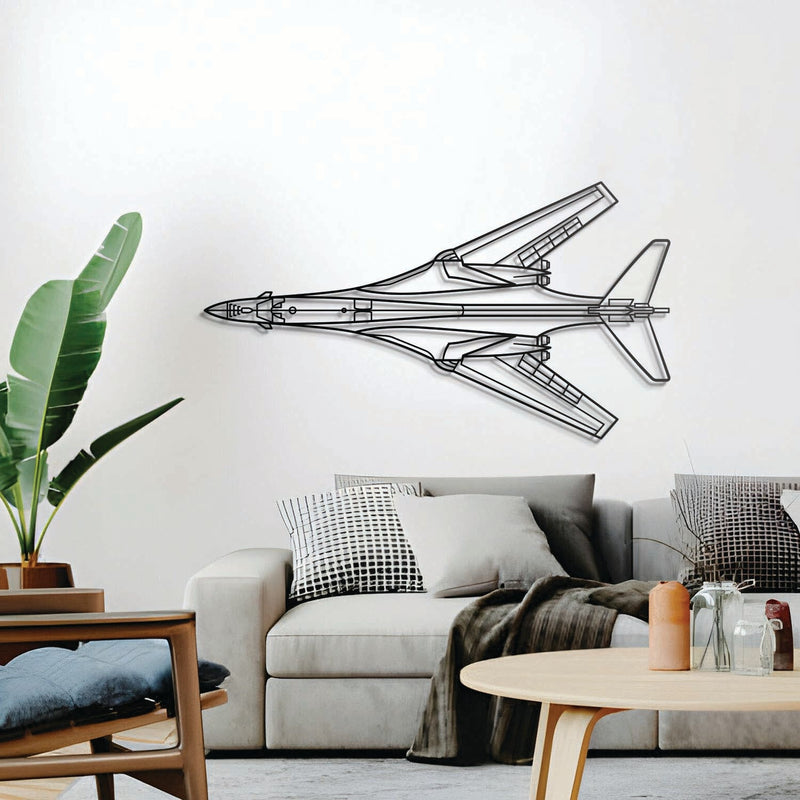 B-1B Lancer Top Metal Aircraft Wall Art - NCP0464