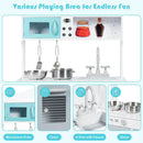 Kids Kitchen Cookware Pretend Cooking Food Play Set by LJGDeals