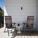 2 Pieces Patio Rattan Folding Reclining Chair by LJGDeals