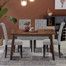 2 Pieces Tufted Dining Chair Set with Adjustable Anti-Slip Foot Pads by LJGDeals