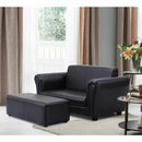 Soft Kids Double Sofa with Ottoman by LJGDeals