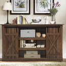 Sliding Barn TV Stand Console Table by LJGDeals