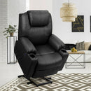 Electric Power Lift Leather Massage Sofa by LJGDeals