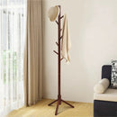 2 Heights Wooden Coat Rack with 8 Hooks by DirectDeals