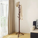 2 Heights Wooden Coat Rack with 8 Hooks by LJGDeals