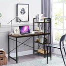 47.5 Inch Writing Study Computer Desk with 4-Tier Shelves by LJGDeals