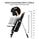 Foldable High chair with Multiple Adjustable Backrest by LJGDeals