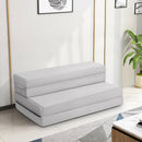 4 Inch Folding Sofa Bed Foam Mattress with Handles by DirectDeals