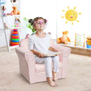 Kids Upholstered Cat Armrest Couch Sofa with Linen Fabric by LJGDeals