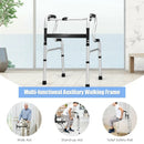 One-Button Folding Aluminum Walking Frame Walker by LJGDeals