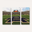 Notre Dame Stadium Giclee Canvas Print | Triptych Wall Art