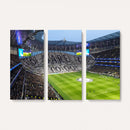 Tottenham Hotspur Stadium Canvas Print, Match Day Triple