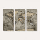 World Map Canvas Print – Detailed Map of the World Wall Art