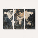 World Map Canvas Print – Detailed Map of the World Wall Art