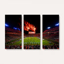 Auburn Stadium Wall Art Canvas Print, College Football Night